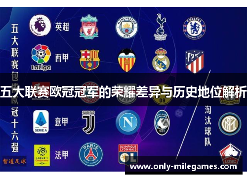 五大联赛欧冠冠军的荣耀差异与历史地位解析